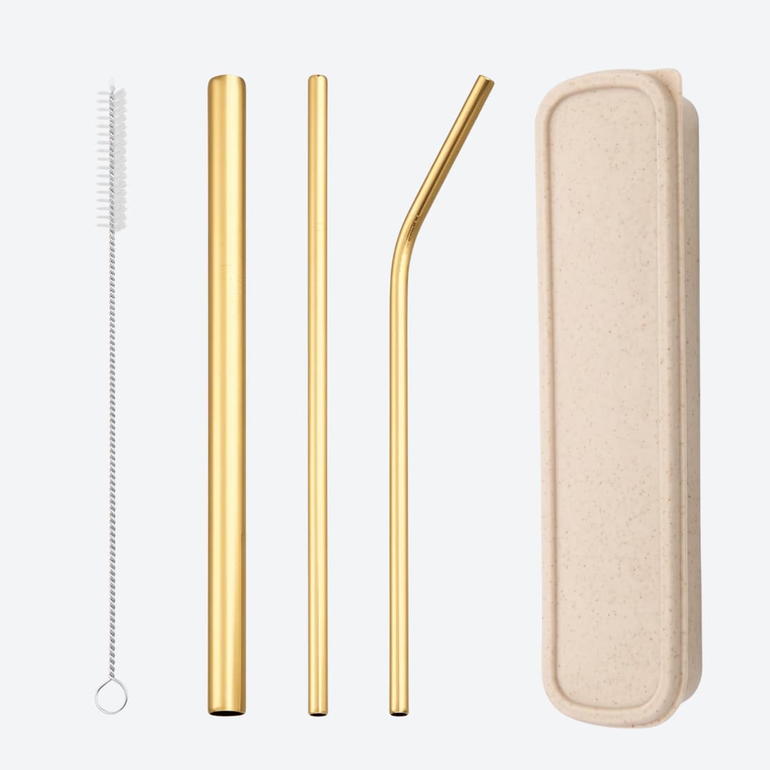 Rove Reed — Stainless Steel Straw Set