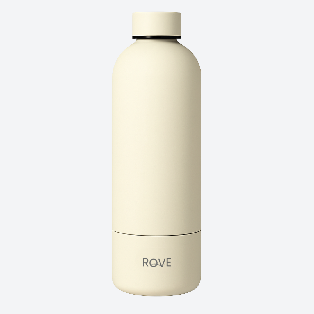 Rove StashTherm — 25oz Insulated Bottle with Snack Base