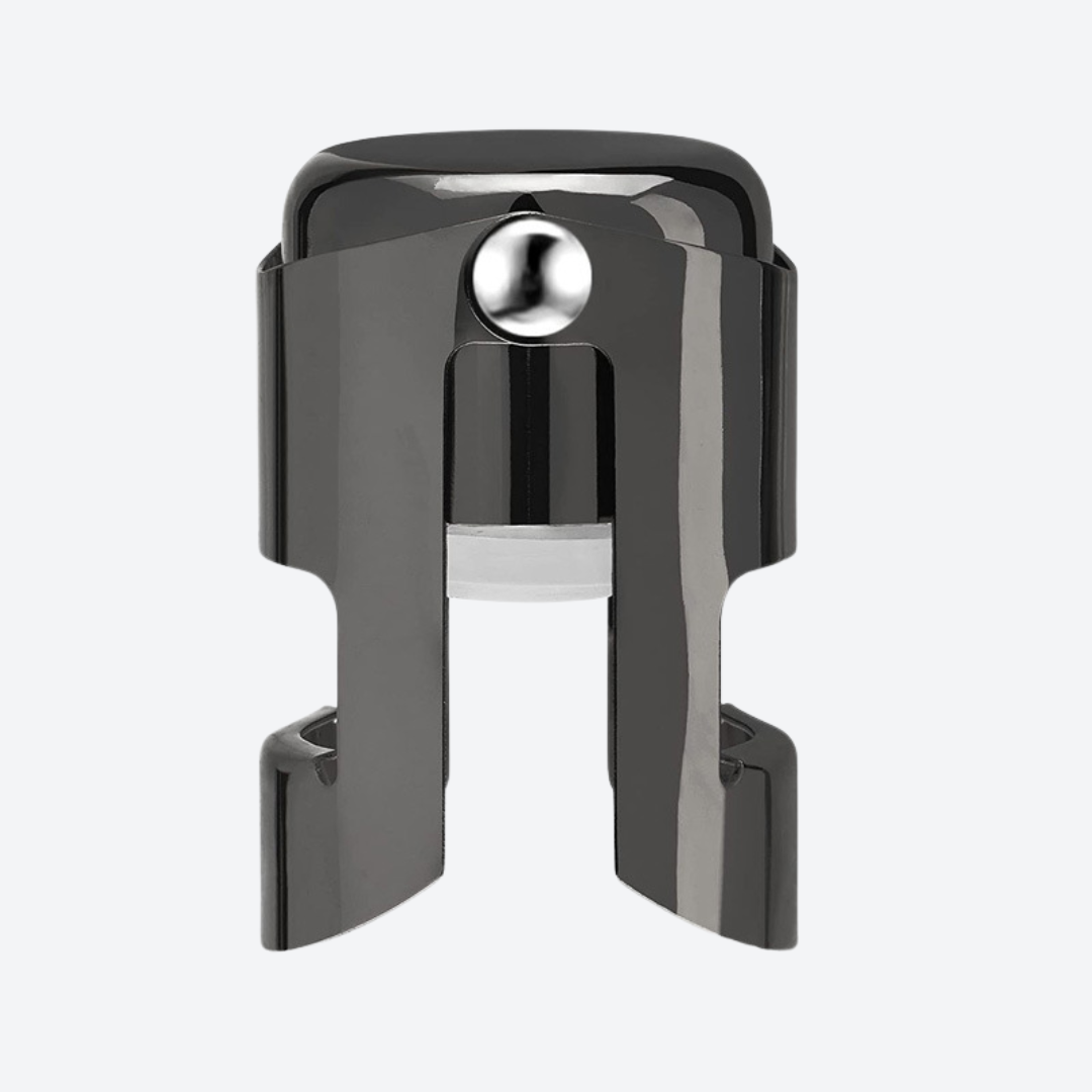 Rove FizzLock — Champagne & Sparkling Wine Stopper (Built-In Pump)