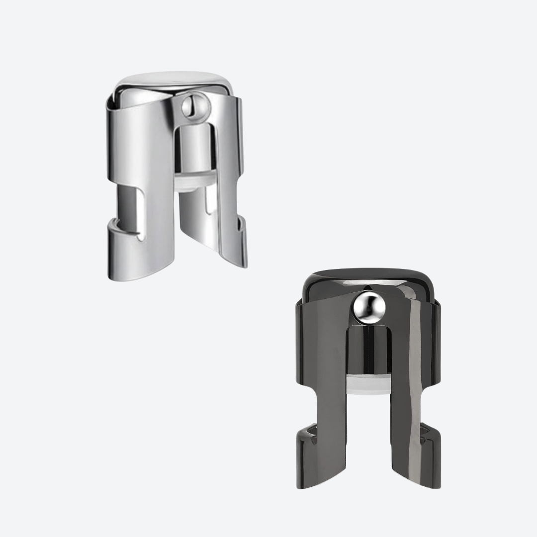 Rove FizzLock — Champagne & Sparkling Wine Stopper (Built-In Pump)