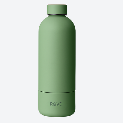Rove StashTherm — 25oz Insulated Bottle with Snack Base