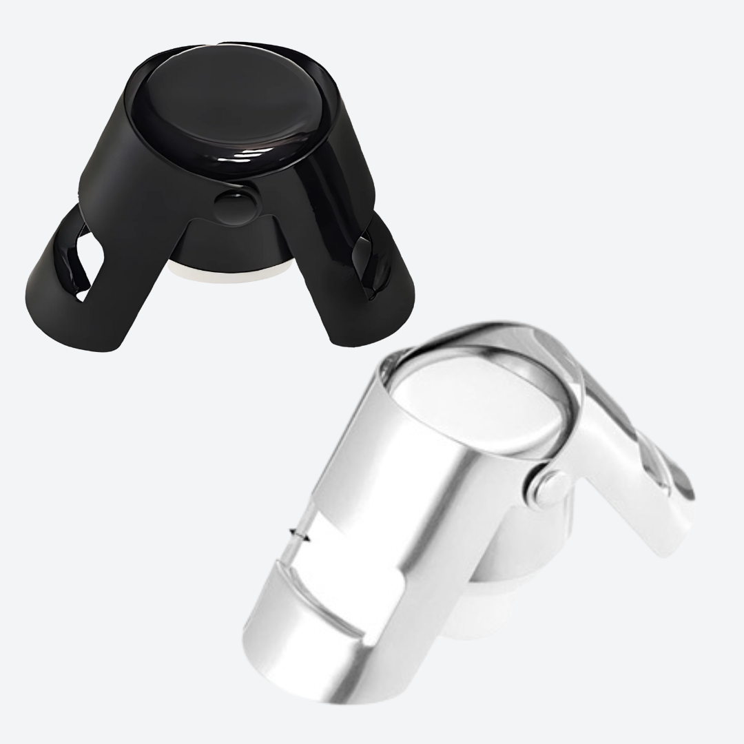 Rove FizzLock — Champagne & Sparkling Wine Stopper (Built-In Pump)