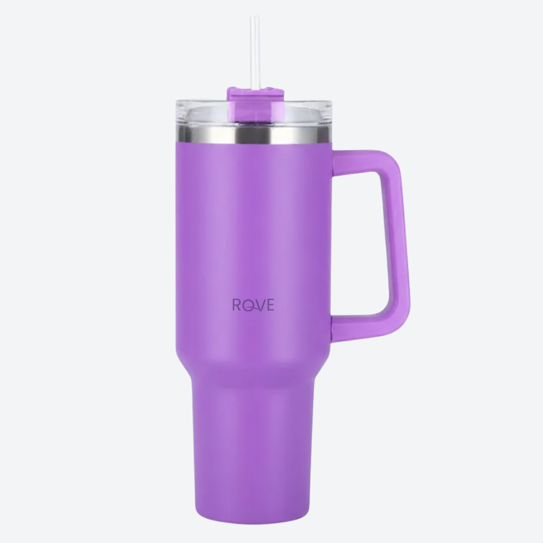 Rove - GlideLid™ 40 oz — straw or sip.