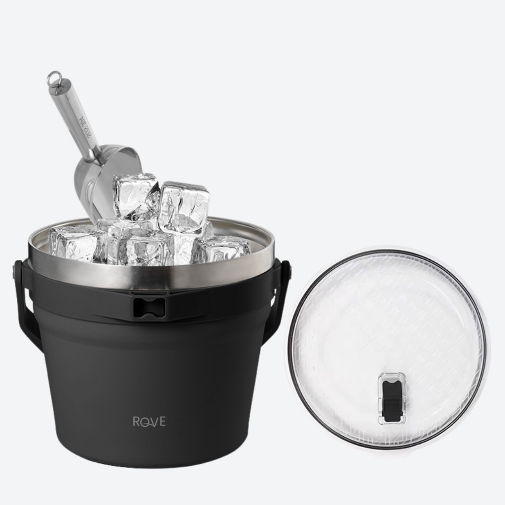 Rove CopperCore Ice — 7L Insulated Ice Bucket (Double-Wall, Copper-Lined)