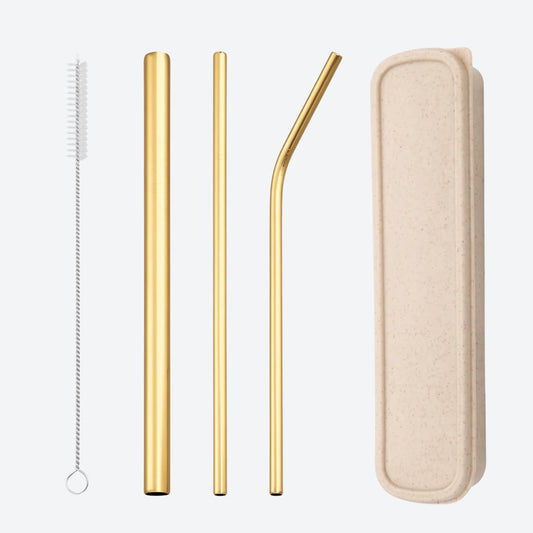 Rove Reed — Stainless Steel Straw Set